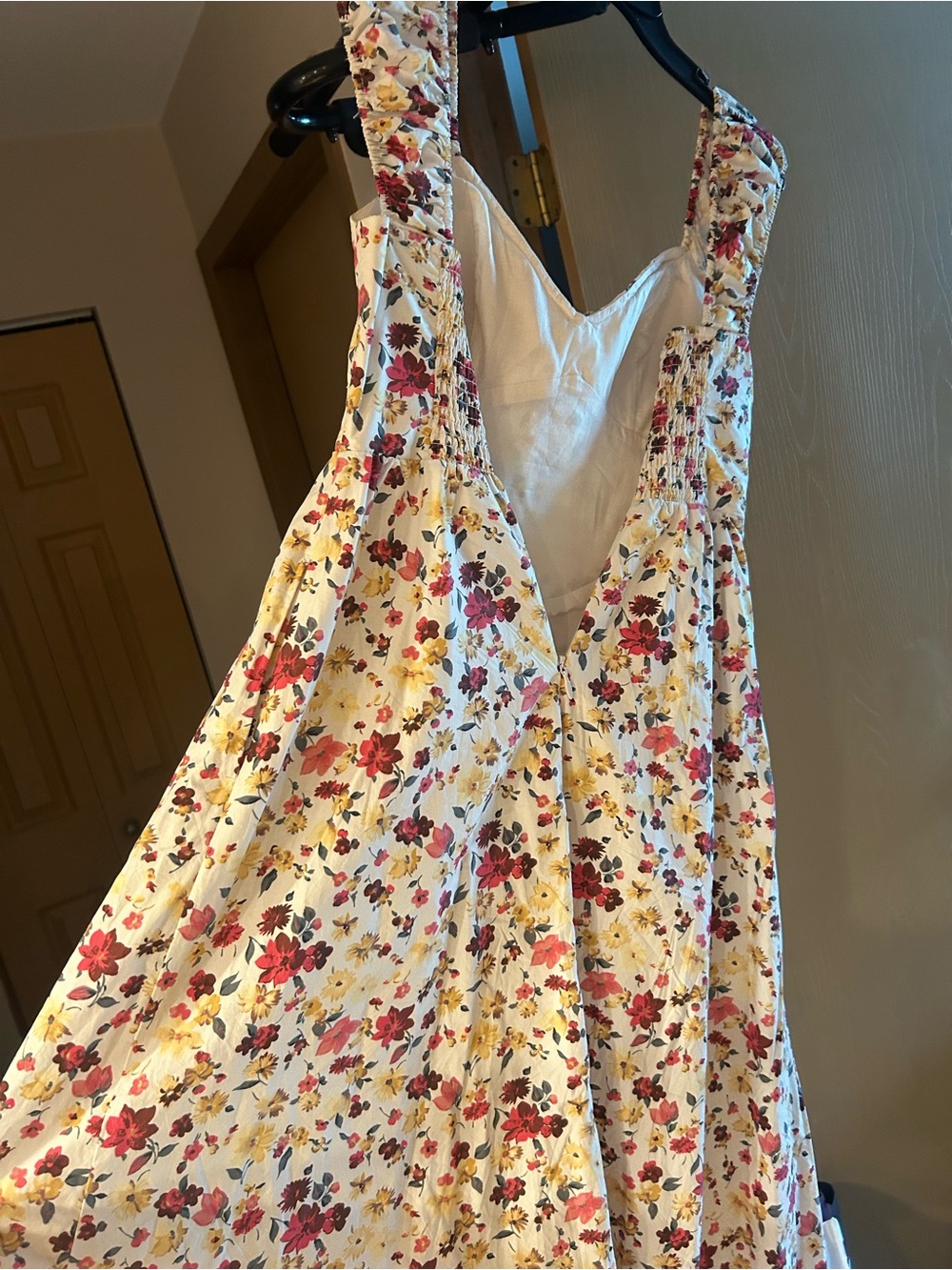 Abercrombie & Fitch Cap Sleeve 100% cotton bra-free Dress Small - Picture 3 of 4